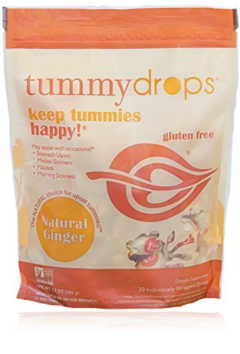 Tummydrops Ginger (bag of 30 individually wrapped drops)