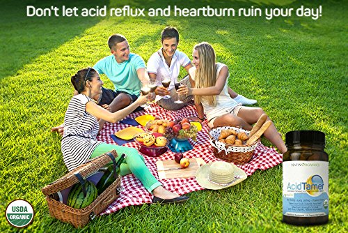 Natural Acid Reflux Relief USDA Organic Antacid Acid Reflux Supplement – 100% Vegan Powerful Acid Reducer For Fast Natural GERD And Heartburn Relief - 60 Vegan Caps - AcidTamer - Image 6