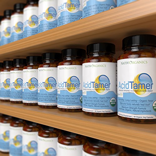 Natural Acid Reflux Relief USDA Organic Antacid Acid Reflux Supplement – 100% Vegan Powerful Acid Reducer For Fast Natural GERD And Heartburn Relief - 60 Vegan Caps - AcidTamer - Image 7