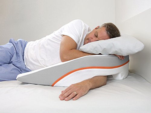 MedCline Advanced Positioning Wedge – No Slide Anti-Acid Reflux/GERD Wedge Pillow for Benefits of Side Sleeping with Incline (Medium Height 5'4" to 5'8" Max Weight 220 lbs) - Image 2