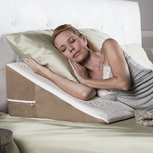 Avana Back Wedge Acid Reflux Pillow with Bamboo Cover, 8"