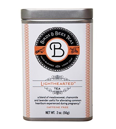 Birds & Bees Teas- Light Hearted Organic Heartburn tea -Cools and soothes Heartburn Discomfort! A Delicious Blend, that is a natural remedy for acid reflux! Best for Pregnant and Breastfeeding Mothers