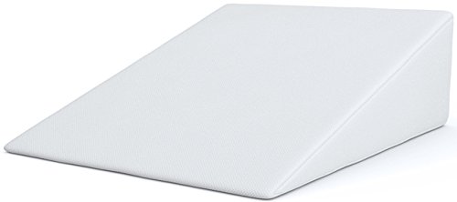 Bed Wedge, FitPlus Premium Wedge Pillow 1.5 Inches Memory Foam 2 Year Warranty, 24" x 28" x 7.5" Acid Reflux Pillow With Removable Cover Dr Recommended For Snoring And Gerd