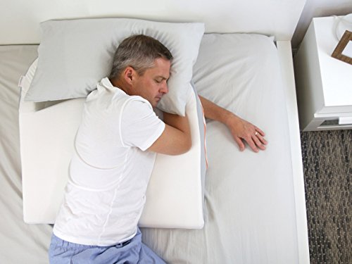 MedCline Advanced Positioning Wedge – No Slide Anti-Acid Reflux/GERD Wedge Pillow for Benefits of Side Sleeping with Incline (Medium Height 5'4" to 5'8" Max Weight 220 lbs) - Image 3