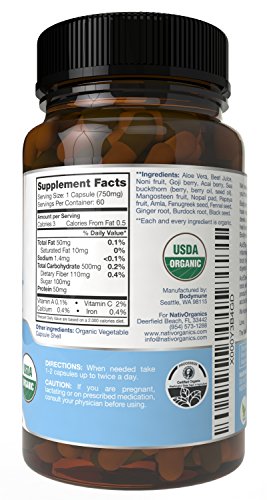 Natural Acid Reflux Relief USDA Organic Antacid Acid Reflux Supplement – 100% Vegan Powerful Acid Reducer For Fast Natural GERD And Heartburn Relief - 60 Vegan Caps - AcidTamer - Image 3