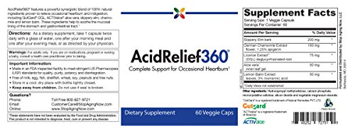 Stop Aging Now AcidRelief360 Formula with GutGard Capsules, 60 capsules - Image 2